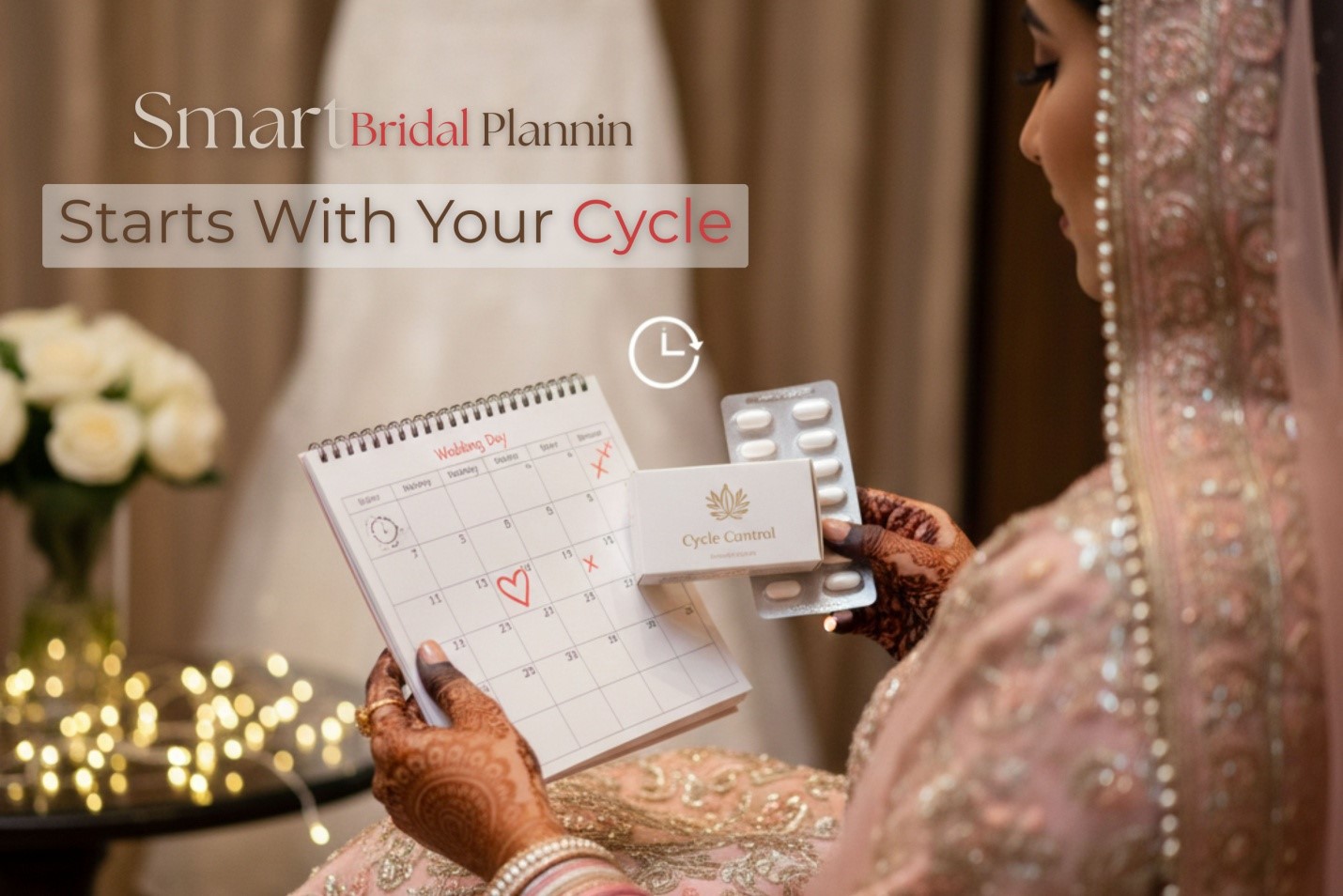Read more about the article Safe Period Delay Pills: How to Manage Your Cycle for Your Wedding