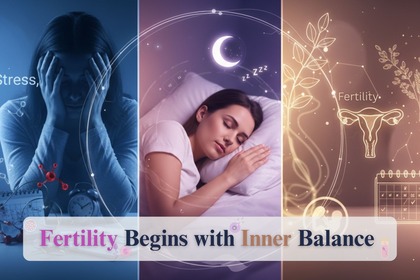 Read more about the article The Connection Between Stress, Sleep & Fertility in Women